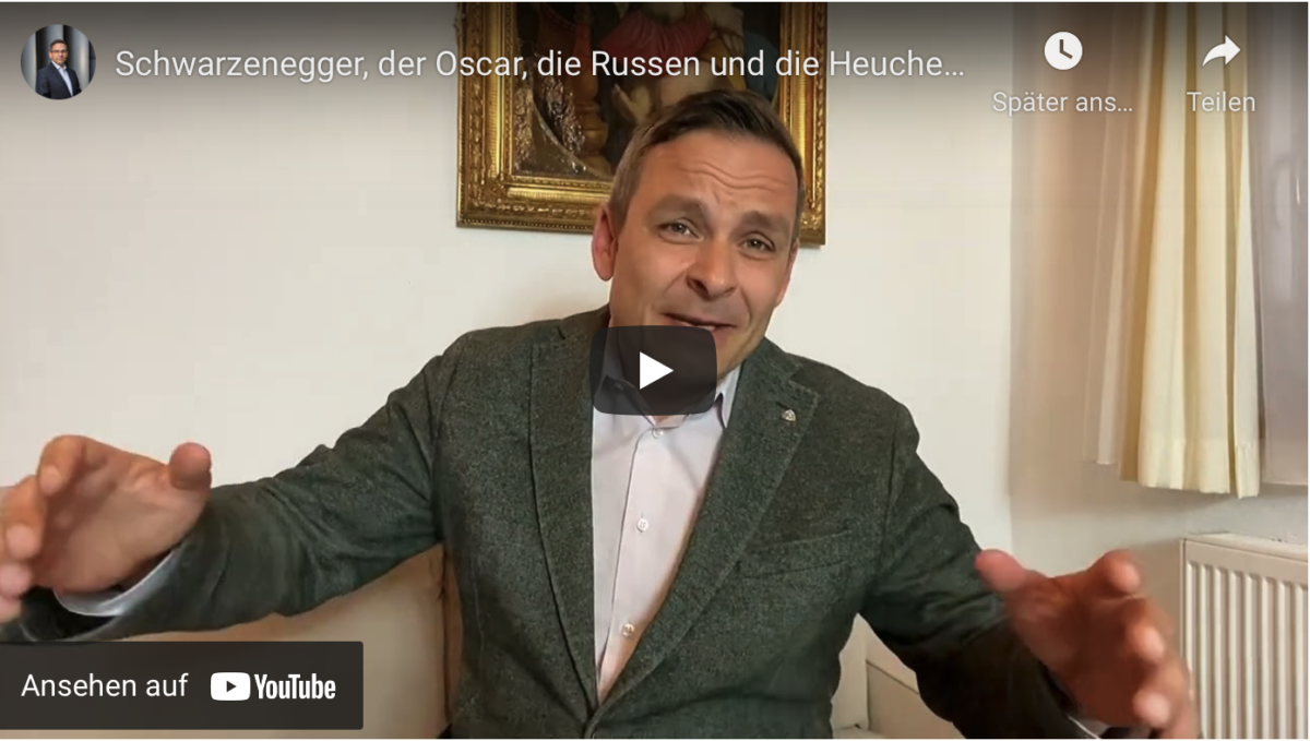 Schwarzenegger, der Oscar, die Russen und die Heuchelei Hollywoods
