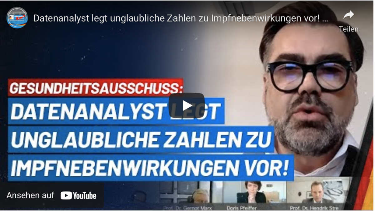 Datenanalyst legt unglaubliche Zahlen zu Impfnebenwirkungen vor!