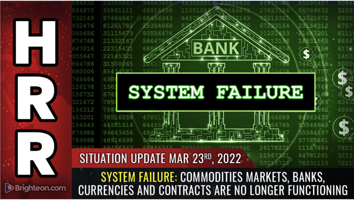 SYSTEMFEHLER: Rohstoffmärkte, Banken, Währungen und Kontrakte beginnen zusammenzubrechen… und die Folgen werden katastrophal sein!