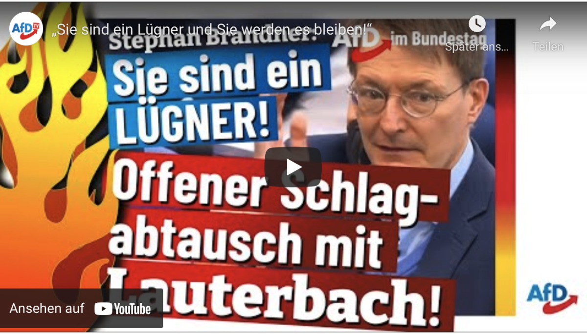 „Sie sind ein Lügner und Sie werden es bleiben!“
