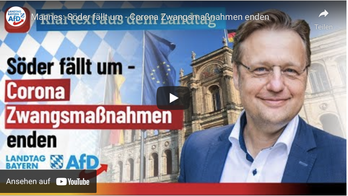 Söder fällt um – Corona Zwangsmaßnahmen enden!