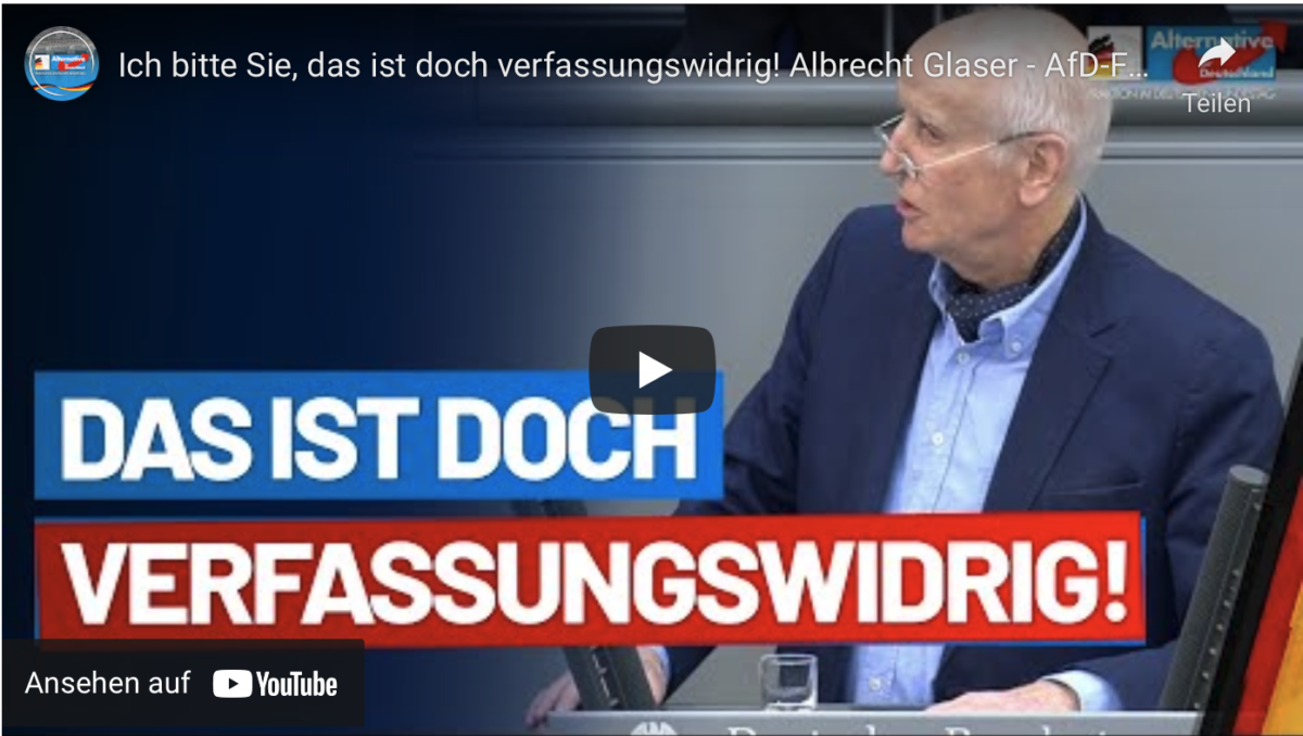 Ich bitte Sie, das ist doch verfassungswidrig!