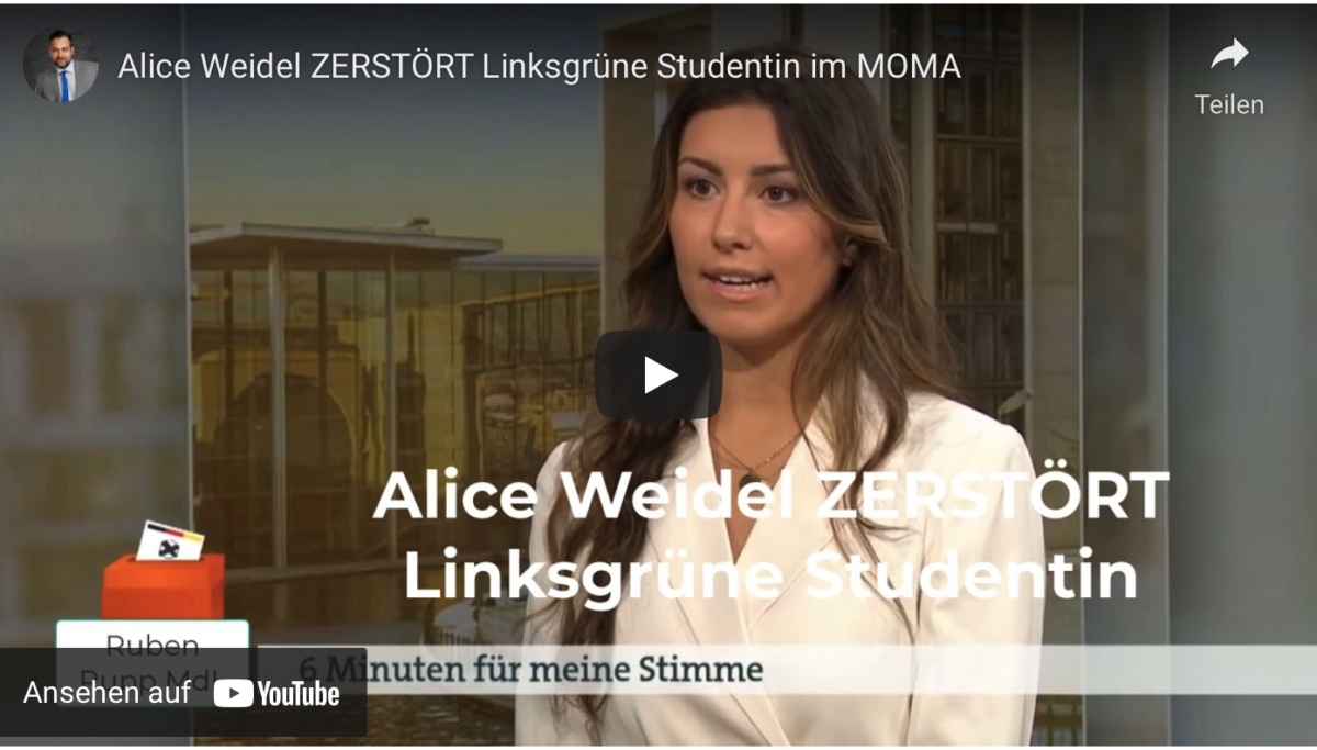Alice Weidel ZERSTÖRT Linksgrüne Studentin im MOMA!