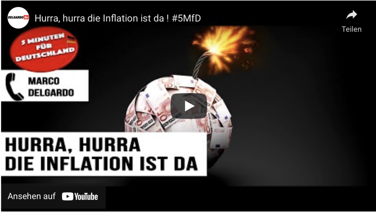 Hurra, hurra die Inflation ist da!