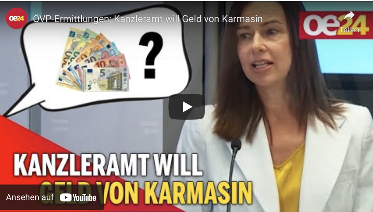 ÖVP-Ermittlungen: Kanzleramt will Geld von Karmasin!