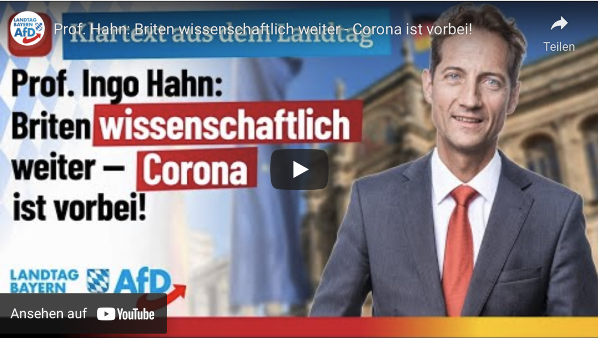 Briten wissenschaftlich weiter – Corona ist vorbei!