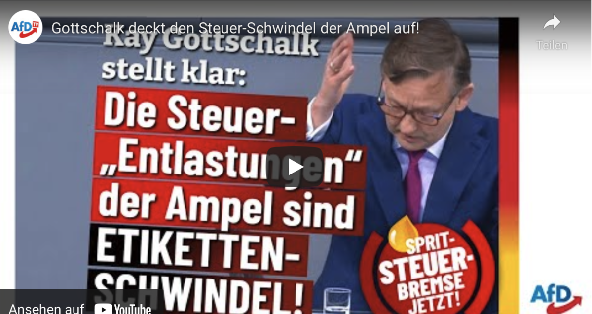Gottschalk deckt den Steuer-Schwindel der Ampel auf!