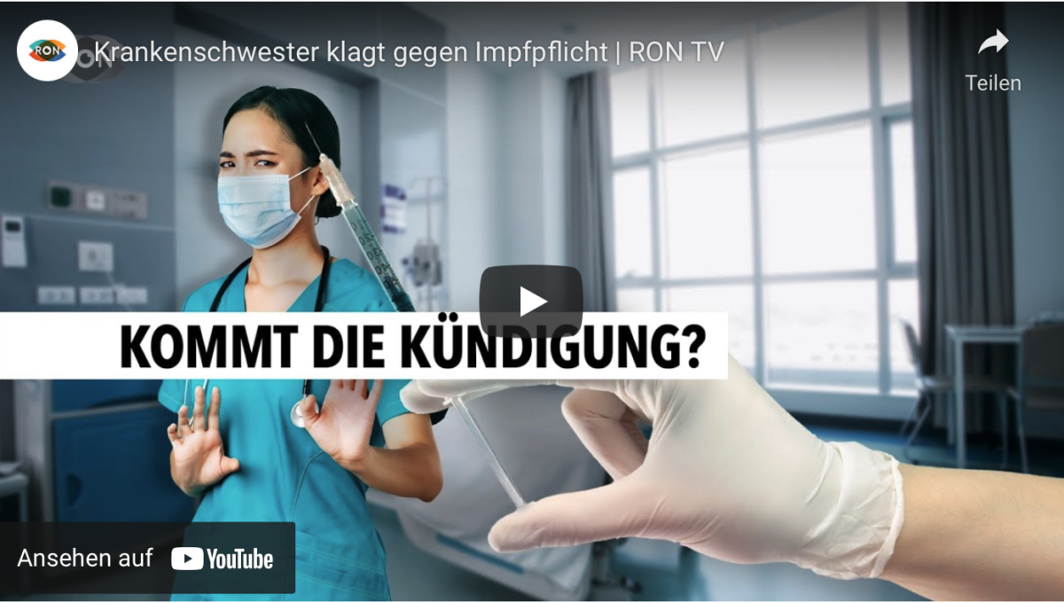 Krankenschwester klagt gegen Impfpflicht!