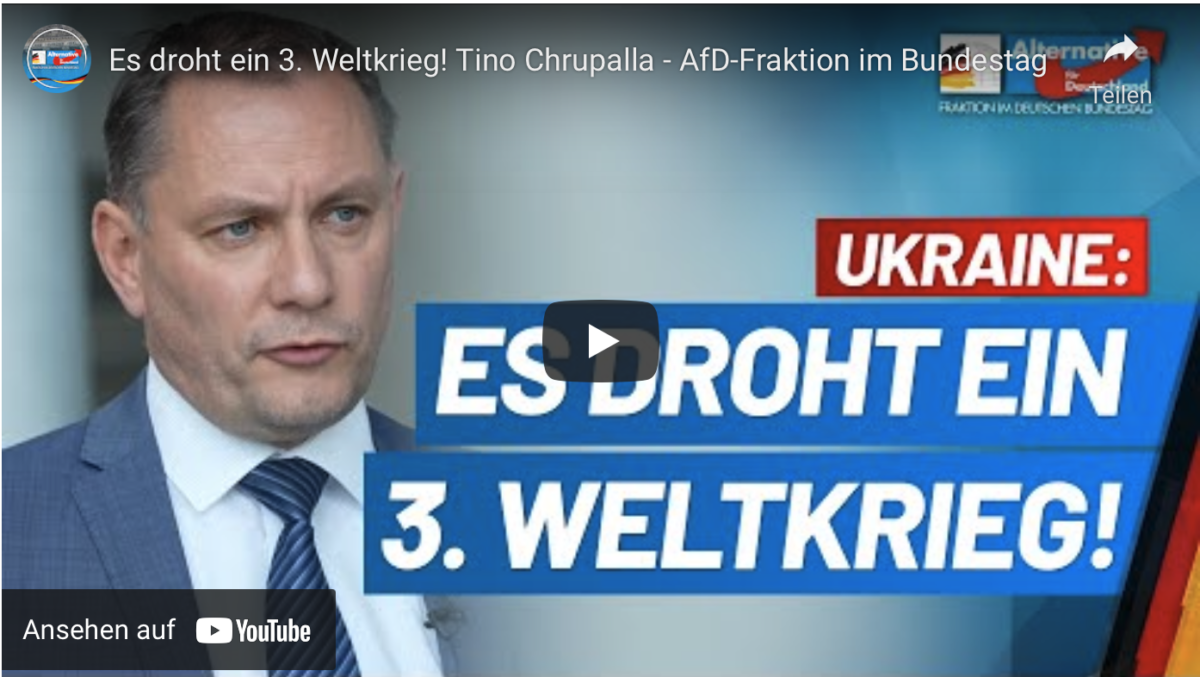 Bundesregierung: Es droht ein 3. Weltkrieg!
