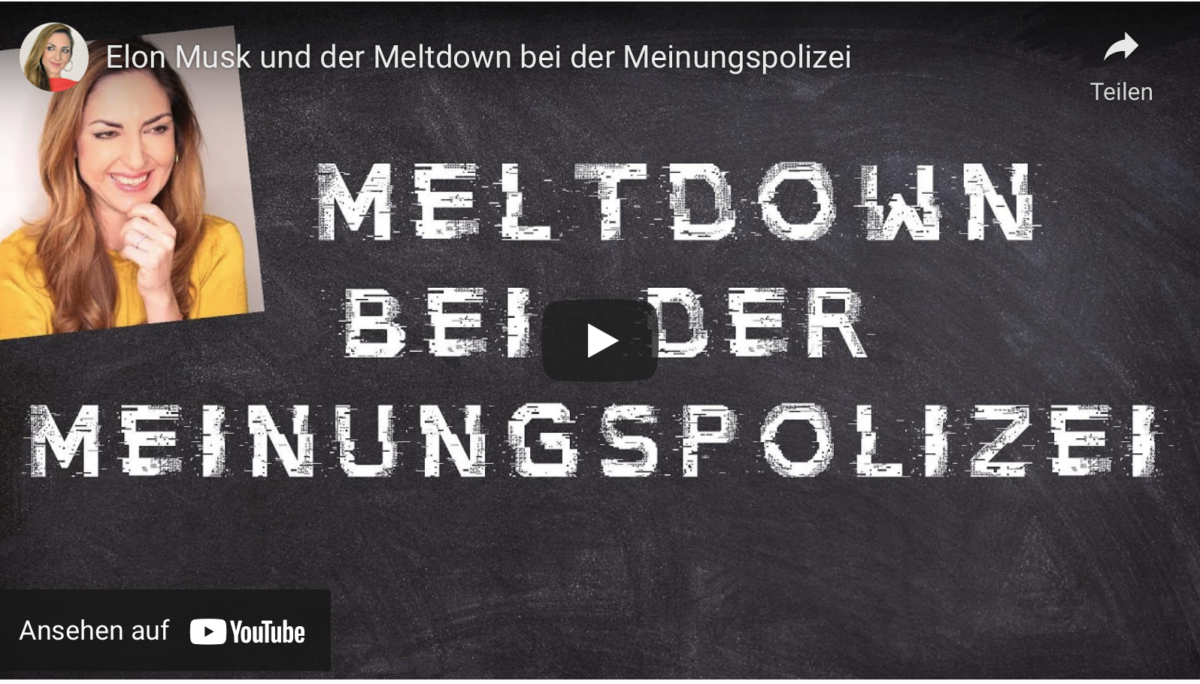 Elon Musk und der Meltdown bei der Meinungspolizei!