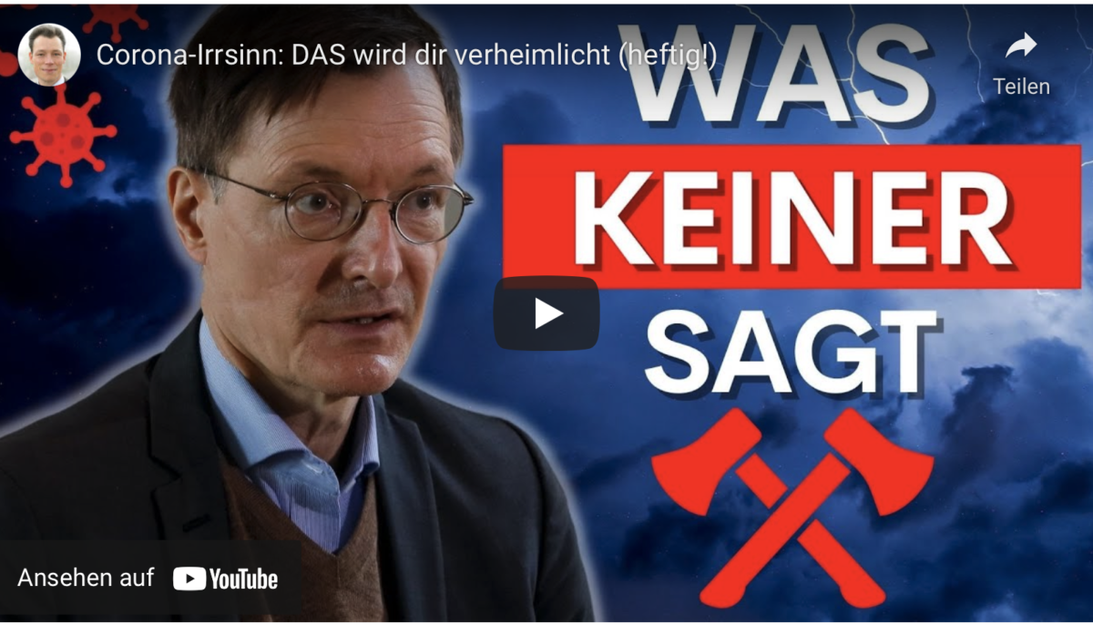 Corona-Irrsinn: DAS wird dir verheimlicht (heftig!)