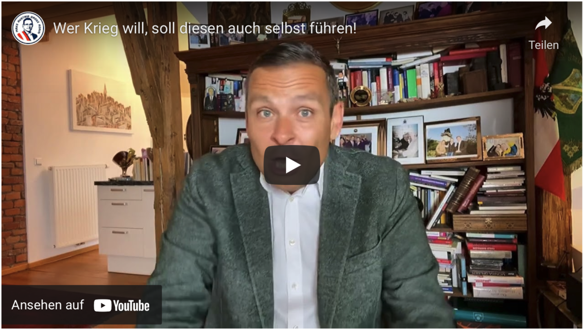Vor Corona Angst haben und wer Krieg will, soll diesen auch selbst führen!