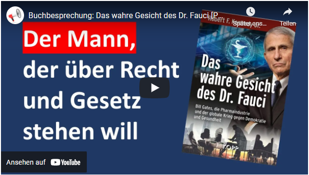 Das wahre Gesicht des Dr. Fauci!