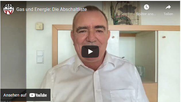 Gas und Energie: Die Abschaltliste!