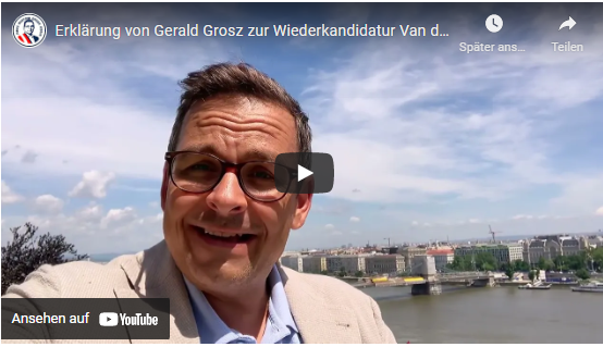 Erklärung von Gerald Grosz zur Wiederkandidatur Van der Bellens!