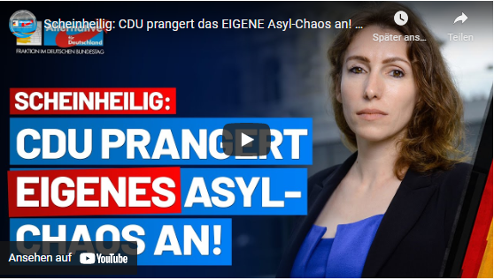 Scheinheilig: CDU prangert das EIGENE Asyl-Chaos an!