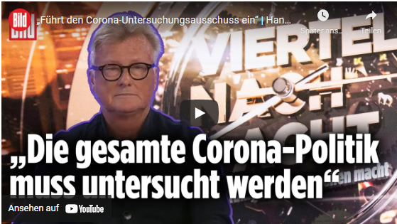 Die gesamte Corona-Politik muss untersucht werden! „Führt den Corona-Untersuchungsausschuss ein“