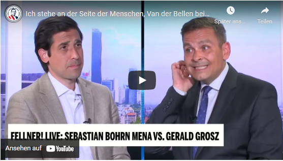 Ich stehe an der Seite der Menschen, Van der Bellen bei den Lobbyisten!