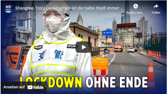 Shanghai: Trotz Lockerungen ist die halbe Stadt immer noch im Lockdown
