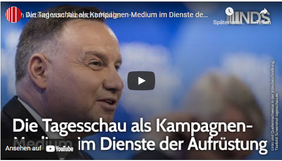 Die Tagesschau als Kampagnen-Medium im Dienste der Aufrüstung