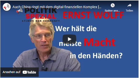 Auch China ringt mit dem digital-finanziellen Komplex