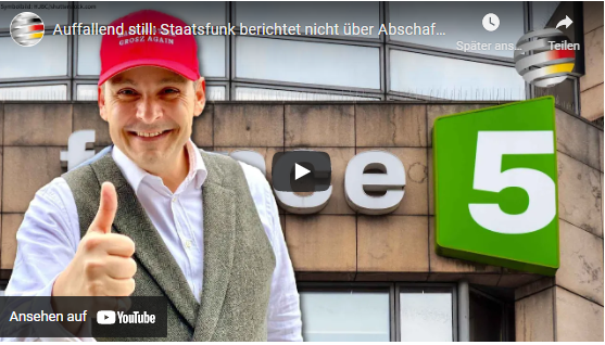 Auffallend still: Staatsfunk berichtet nicht über Abschaffung der Rundfunkgebühren in Frankreich!
