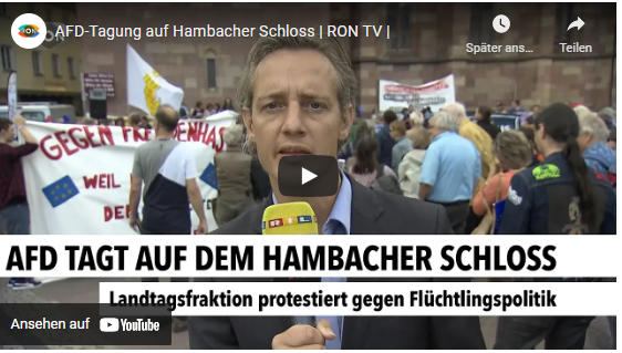 AFD-Tagung auf Hambacher Schloss
