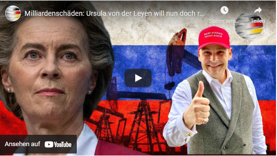 Milliardenschäden: Ursula von der Leyen will nun doch russisches Öl!