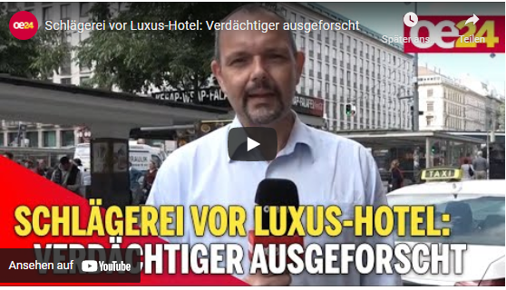 Schlägerei vor Luxus-Hotel: Verdächtiger ausgeforscht!