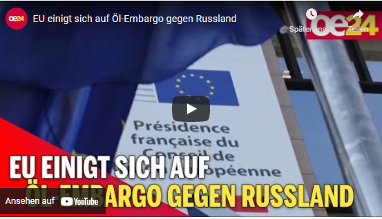 EU einigt sich auf Öl-Embargo gegen Russland