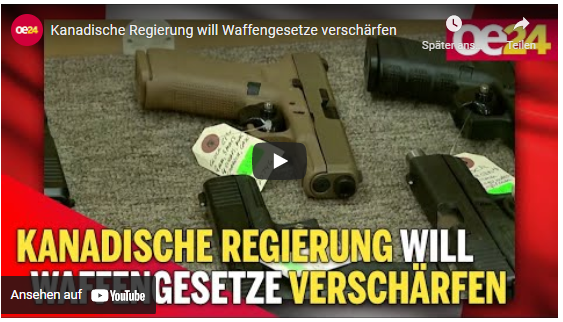 Kanadische Regierung will Waffengesetze verschärfen