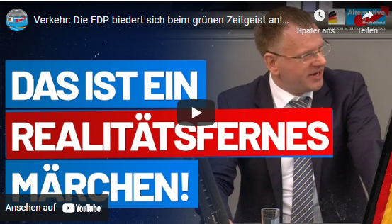 Verkehr: Die FDP biedert sich beim grünen Zeitgeist an!