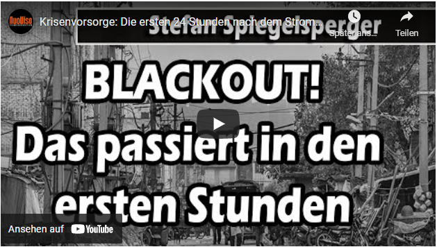 Krisenvorsorge: Die ersten 24 Stunden nach dem Stromausfall!