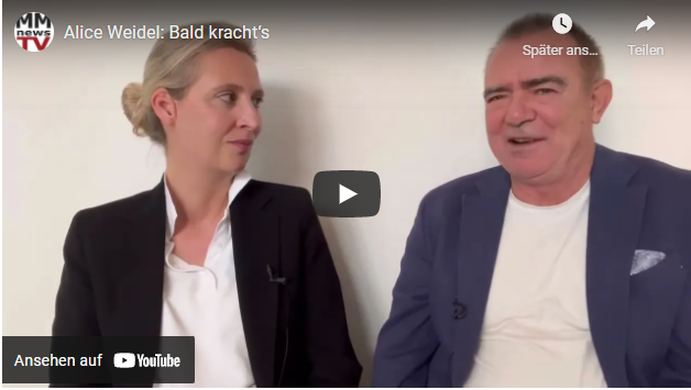 Alice Weidel: Bald kracht‘s