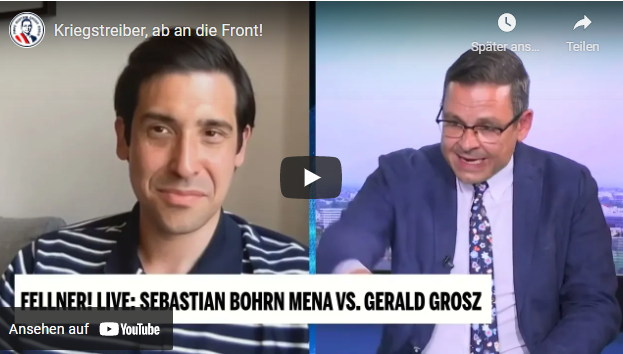 Kriegstreiber, ab an die Front!