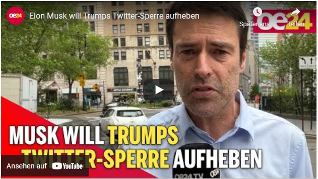 Elon Musk will Trumps Twitter-Sperre aufheben
