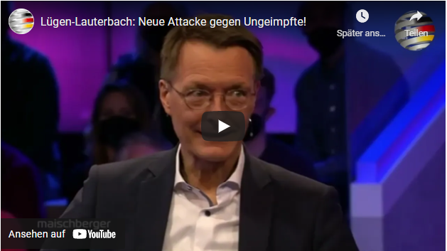 Lügen-Lauterbach: Neue Attacke gegen Ungeimpfte!