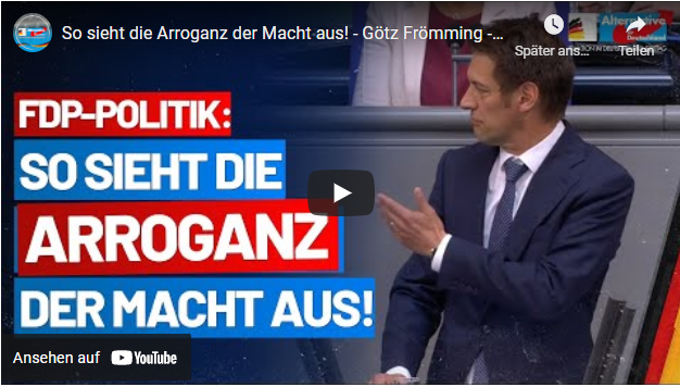 So sieht die Arroganz der Macht aus!