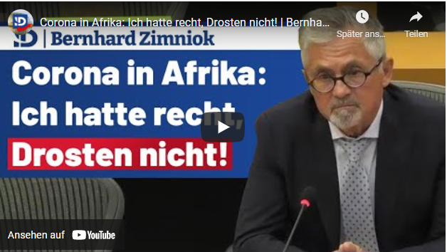 Corona in Afrika: Ich hatte recht, Drosten nicht!