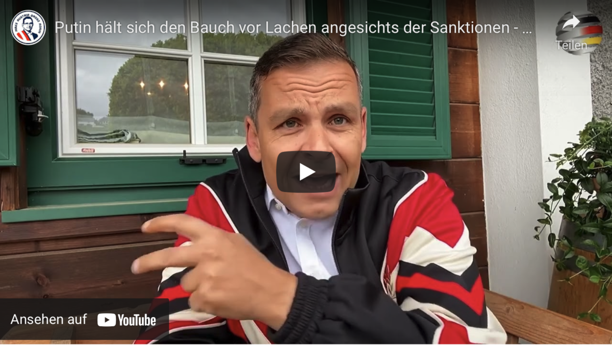 Putin hält sich den Bauch vor Lachen angesichts der Sanktionen!