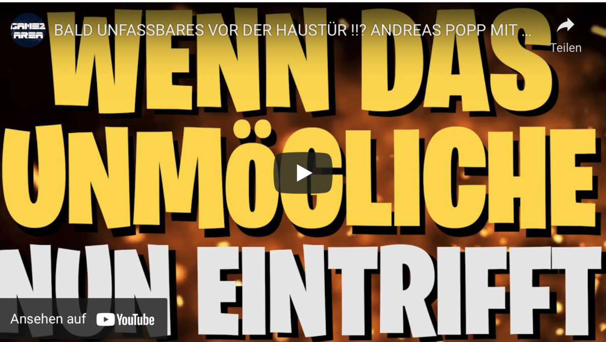 BALD UNFASSBARES VOR DER HAUSTÜR !!? ANDREAS POPP MIT EiNEM UNGLAUBLICHEM EREIGNIS !!!