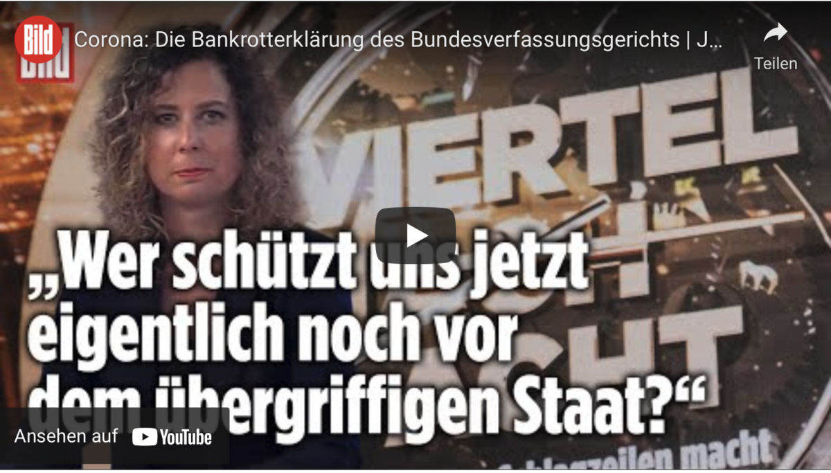 Corona: Die Bankrotterklärung des Bundesverfassungsgerichts