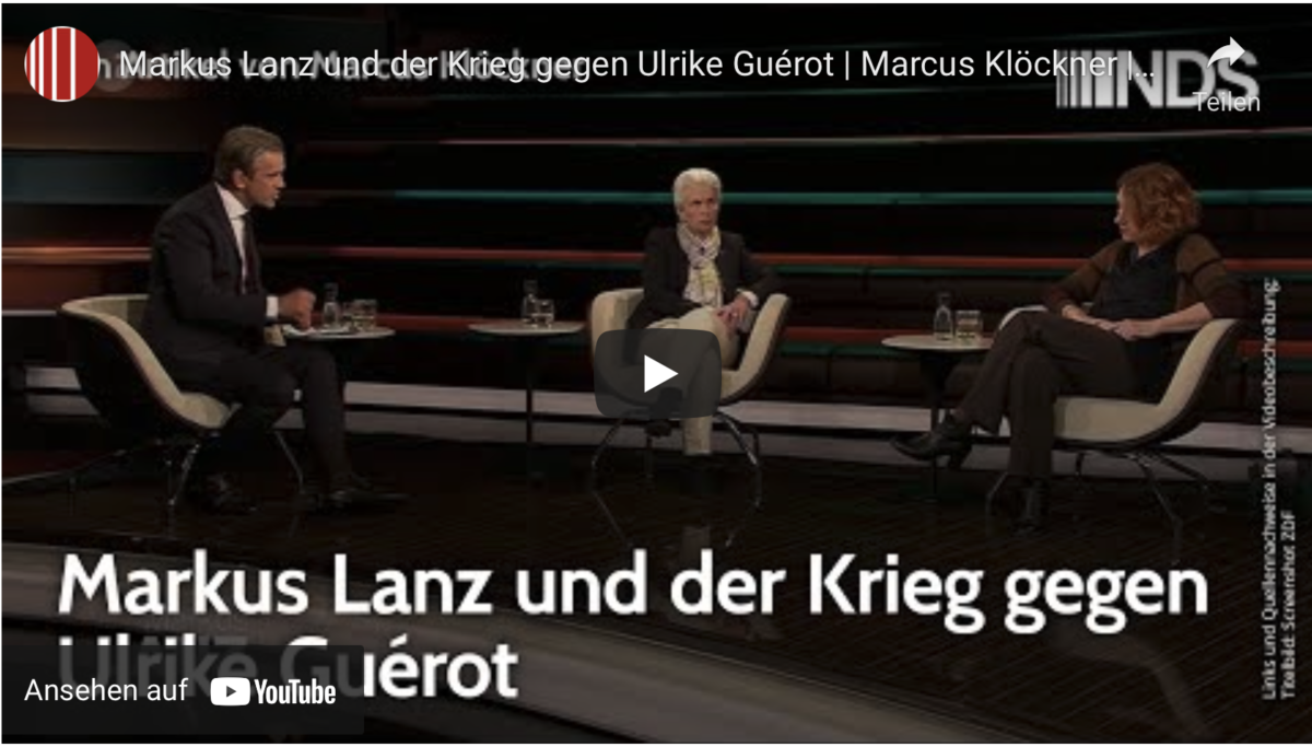 Markus Lanz und der Krieg gegen Ulrike Guérot