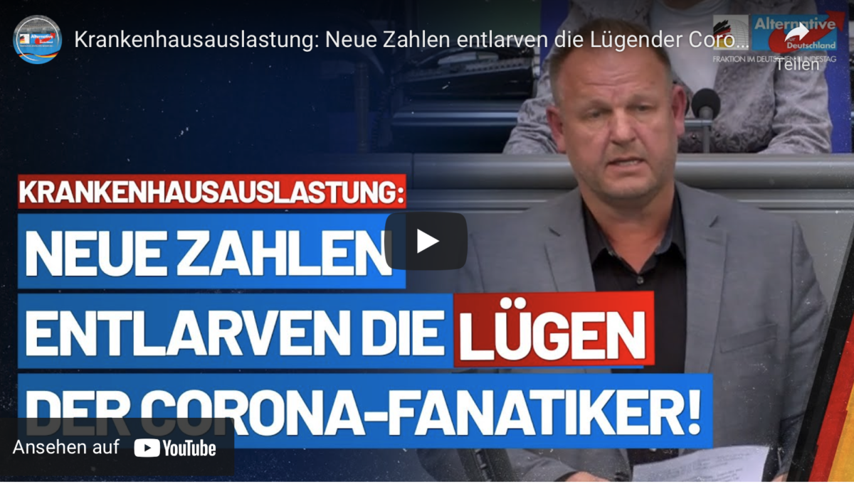 Krankenhausauslastung: Neue Zahlen entlarven die Lügender Corona-Fanatiker!
