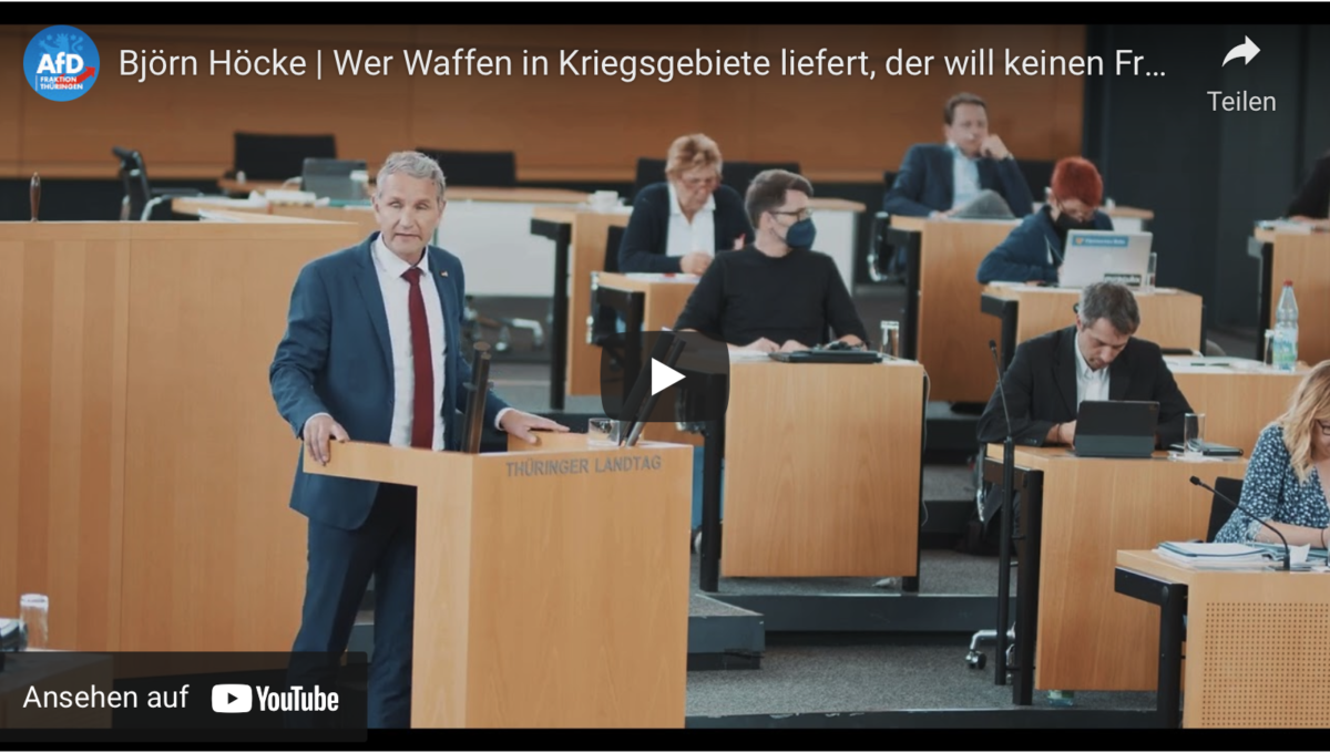 Wer Waffen in Kriegsgebiete liefert, der will keinen Frieden!