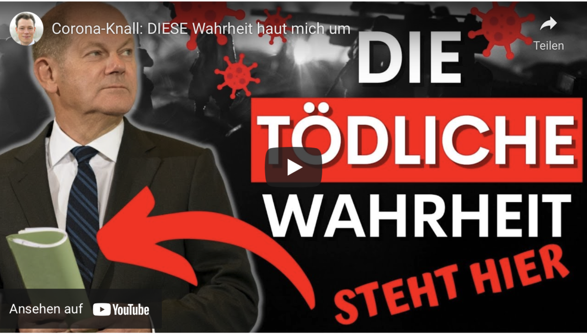 Corona-Knall: DIESE Wahrheit haut mich um