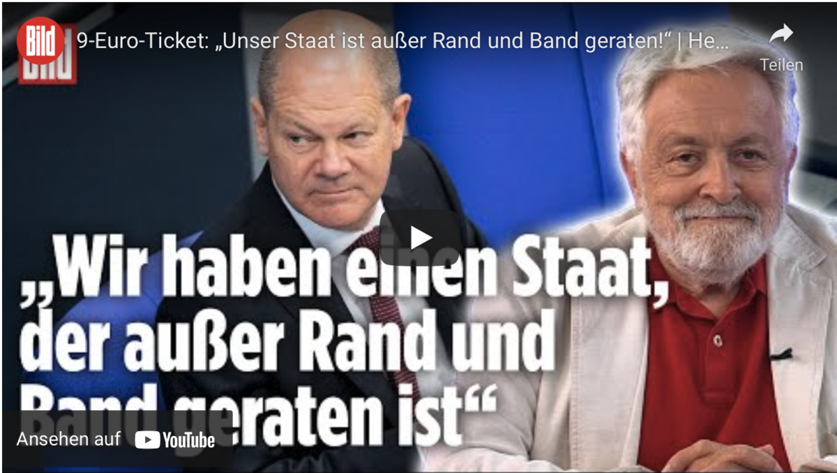 „Wir fahren Deutschland gegen die Wand“