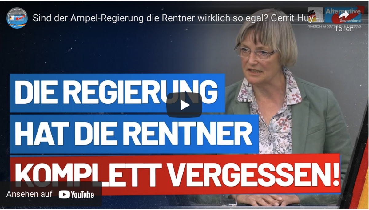 Sind der Ampel-Regierung die Rentner wirklich so egal?
