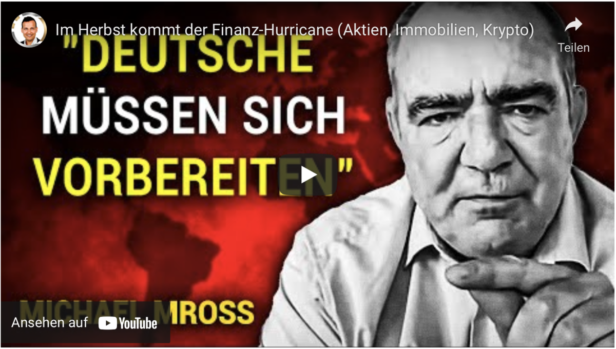 Im Herbst kommt der Finanz-Hurricane!