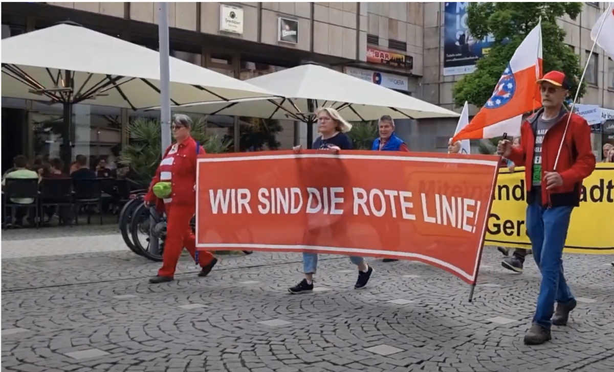 Spaziergang Gera/Kompletter Zug Schloßstraße 06.06.22!